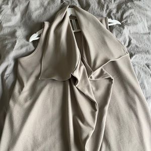 Sleeveless jacket blouse